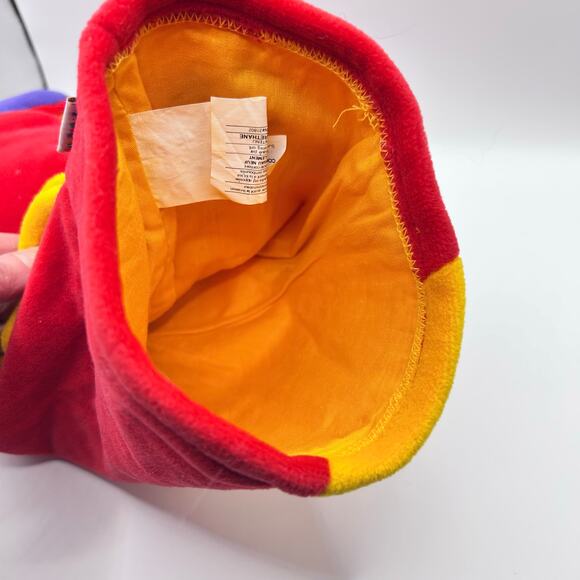 Rare Vintage Gymboree Red & Purple Moose Plush Hand Puppet 11” Toy - Picture 5 of 5